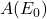 A(E_0)