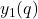 y_1(q)