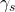 \gamma_{s}