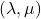 (\lambda,\mu)