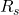 R_{s}