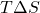T\Delta S