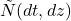 Rendered by QuickLaTeX.com \tilde{N}(dt,dz)