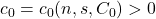 c_0 = c_0(n,s,C_0) > 0