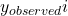 Rendered by QuickLaTeX.com y_{observed} i