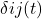 \delta{ij}(t)