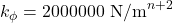 k_\phi = 2000000 \ \text{N/m}^{n+2}