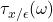\tau_{x/\epsilon}(\omega)