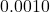 0.0010