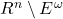 R^n \setminus E^\omega