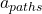 a_{paths}
