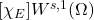 [\chi_E]{W^{s,1}(\Omega)}