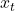 x_{t}