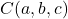 C(a,b,c)
