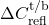 \Delta C_{\mathrm{refl}}^{\mathrm{t/b}}