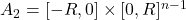 A_2 = [-R,0] \times [0,R]^{n-1}