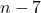 n-7