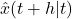 \hat{x}(t+h|t)