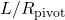 L/R_{\mathrm{pivot}}
