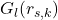 G_l(r_{s,k})