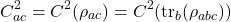 \begin{equation*}C_{ac}^2 = C^2(\rho_{ac}) = C^2(\text{tr}_b(\rho_{abc}))\end{equation*}