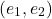\[(e_{1},e_{2})\]