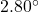 2.80^{\circ}