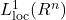 L^1_{\mathrm{loc}}(R^n)