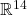 \mathbb{R}^{14}