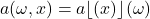 a(\omega, x) = a{\lfloor(x)\rfloor}(\omega)