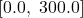 [0.0,\ 300.0]
