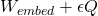 W_{embed} + \epsilon Q