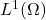 L^1(\Omega)