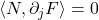 \langle N,\partial_j F \rangle=0