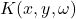 K(x,y,\omega)