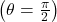 \left(\theta = \frac{\pi}{2}\right)