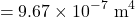 \begin{equation*}&= 9.67 \times 10^{-7} \text{ m}^4 \nonumber\end{equation*}