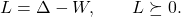 \begin{equation*}L=\Delta-W,\qquad L\succeq0.\end{equation*}