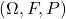 (\Omega, F, P)