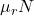 \mu_r N