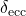 \delta_{\text{ecc}}