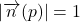\left|\overrightarrow{n}(p)\right|=1