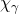 \chi_\gamma