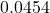 0.0454