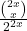 \frac{\binom{2x}{x}}{2^{2x}}