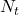 Rendered by QuickLaTeX.com N_t