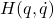 H(q,\dot{q})