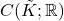 C(\tilde{K};\mathbb{R})