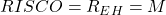 RISCO = R_{EH} = M