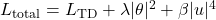 L_{\text{total}} = L_{\text{TD}} + \lambda|\theta|^2 + \beta|u|^4